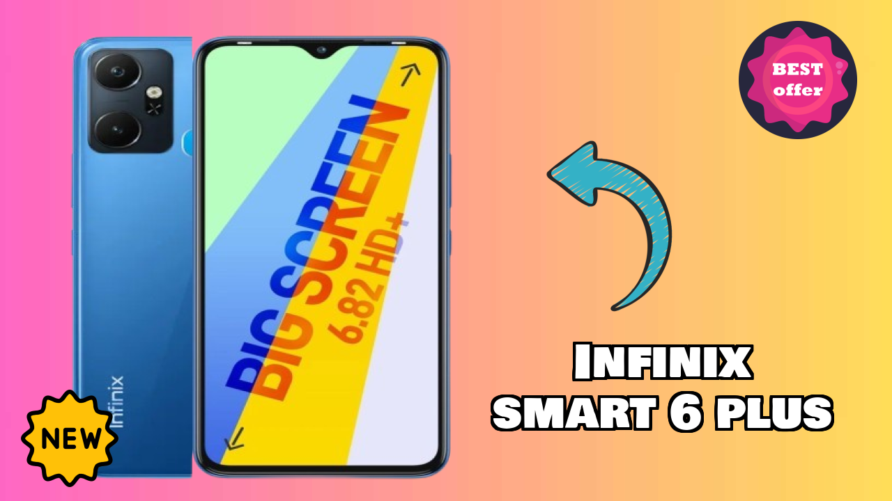 Infinix Smart 6 Plus Display Analysis: 6.82 Inches (17.32 Cm) Screen